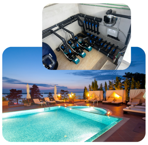 Piscine, valvole e raccordi in PVC
