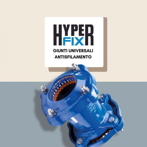 Hyperfix giunto in ghisa con sistema antisfilamento