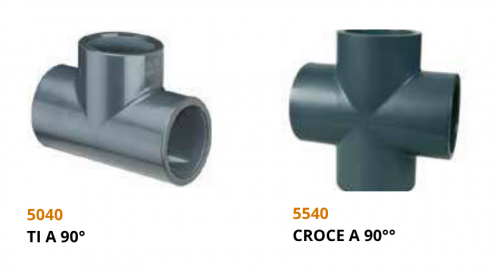 Piscine, valvole e raccordi in PVC