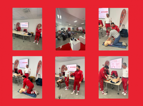 Incontro informativo sulle manovre salvavita in PLASSON 