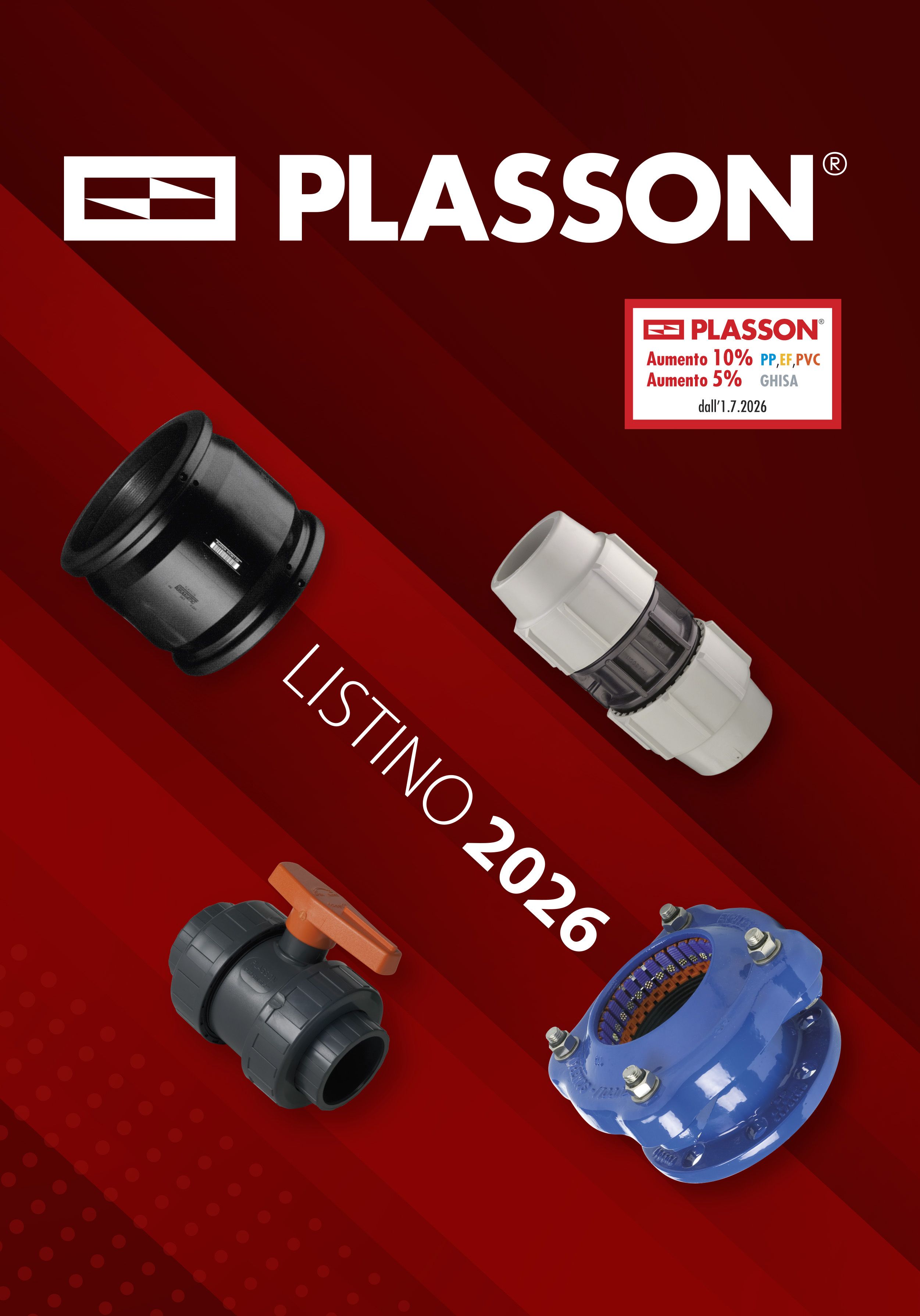 Listino PLASSON 2026
