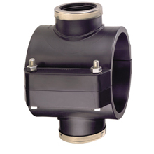 6176 - PRESA A STAFFA DOPPIA RINF.INOX