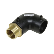 49250 - GOMITO 90 PE-OTTONE FIL. MASCHIO