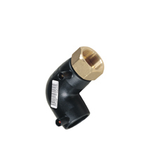49350 - GOMITO 90 PE-OTTONE FIL.FEMM.